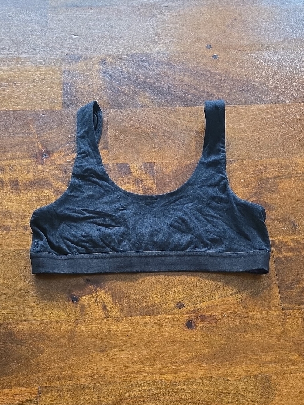 MeUndies Black Bralette Size Large